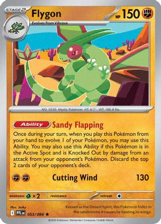 Flygon 053 094 53 Me02 Phantasmal Flames Holofoil