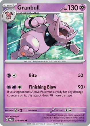 Granbull 38 Me02 Phantasmal Flames