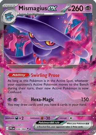 Mismagius ex (36/094) - ME02 Phantasmal Flames Holofoil