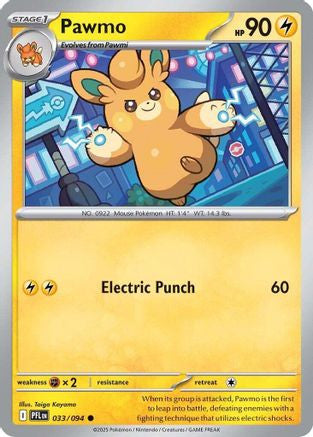 Pawmo 33 Me02 Phantasmal Flames Reverse Holofoil