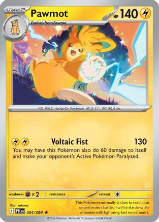 Pawmot 34 Me02 Phantasmal Flames Reverse Holofoil