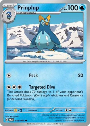 Prinplup 28 Me02 Phantasmal Flames