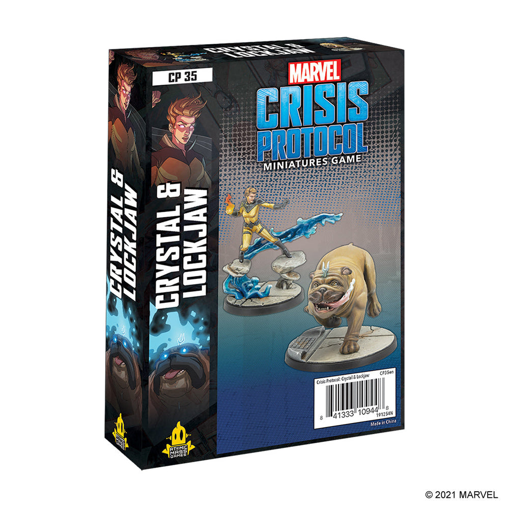 Marvel Crisis Protocol : Crystal and Lockjaw