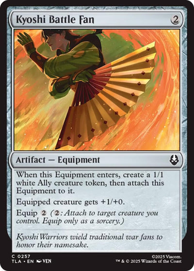 Kyoshi Battle Fan - 257 - (Avatar: The Last Airbender)