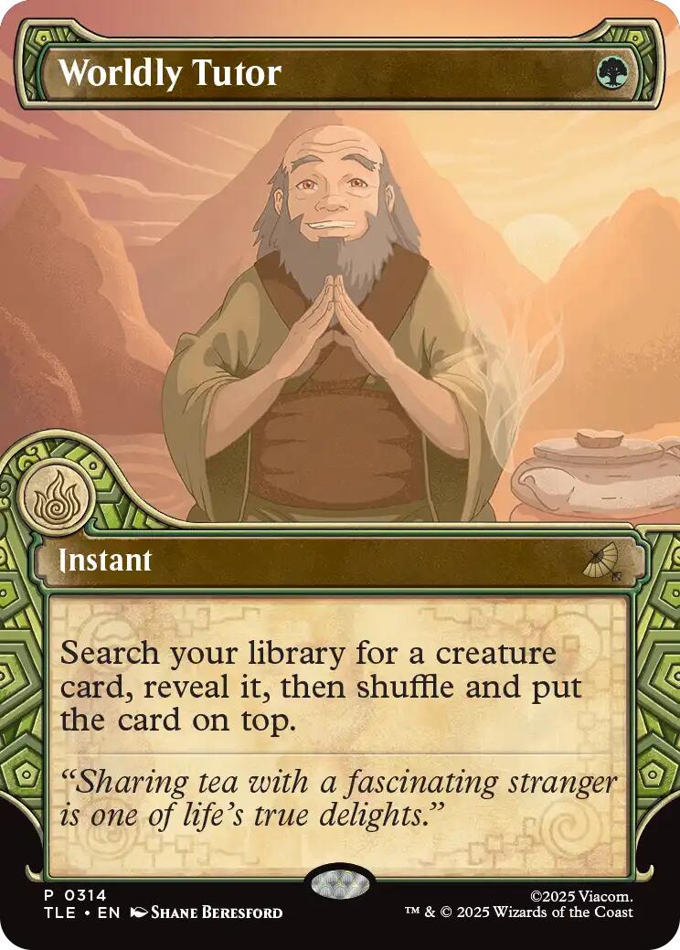 Worldly Tutor (Showcase) - 314 - (Avatar: The Last Airbender: Eternal-Legal)