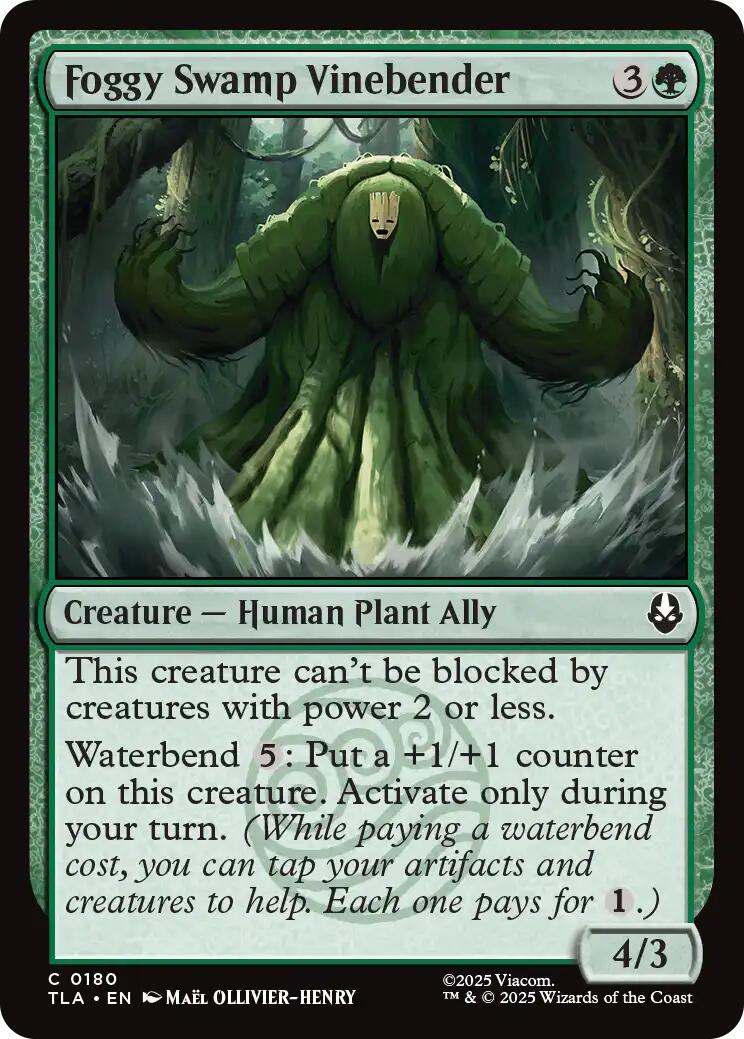 Foggy Swamp Vinebender - 180 - (Avatar: The Last Airbender)