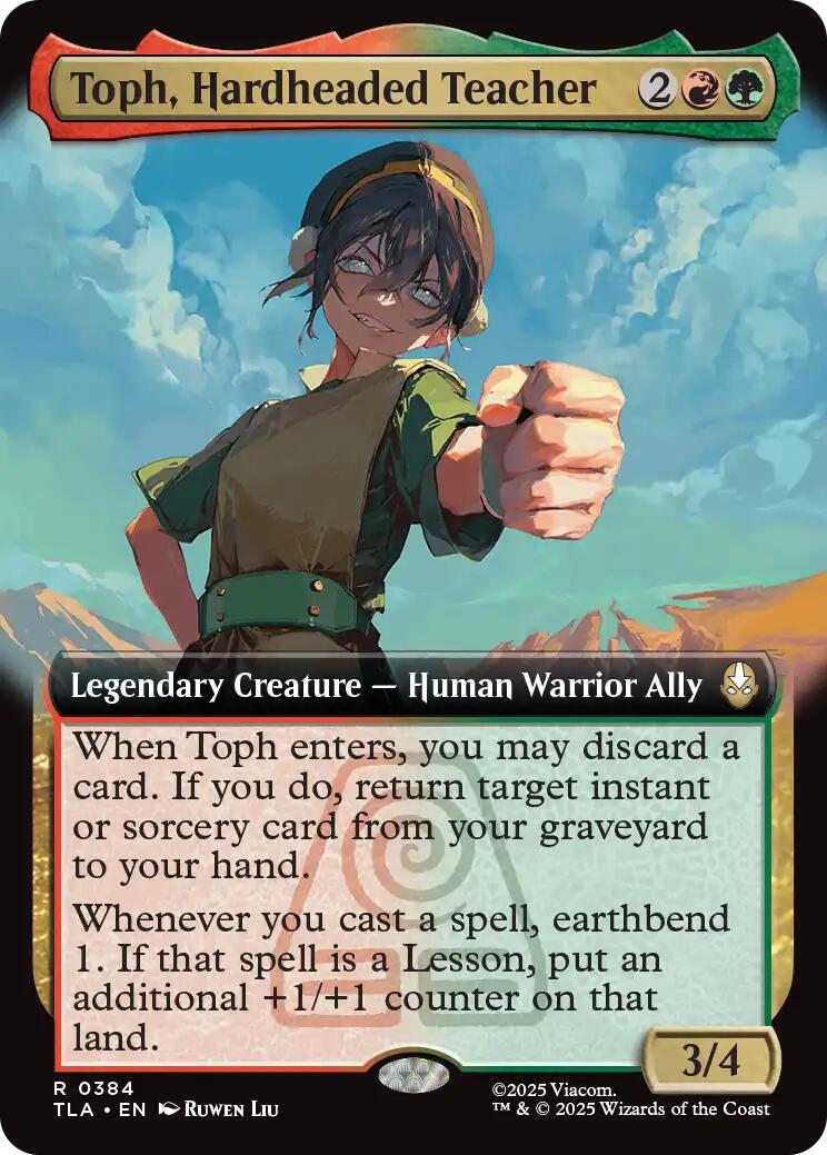 Toph, Hardheaded Teacher (Extended Art) [TLA - 384]