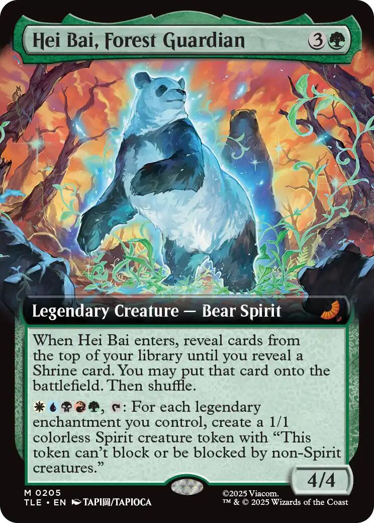 Hei Bai, Forest Guardian (Extended Art) - 205 - (Avatar: The Last Airbender: Eternal-Legal)