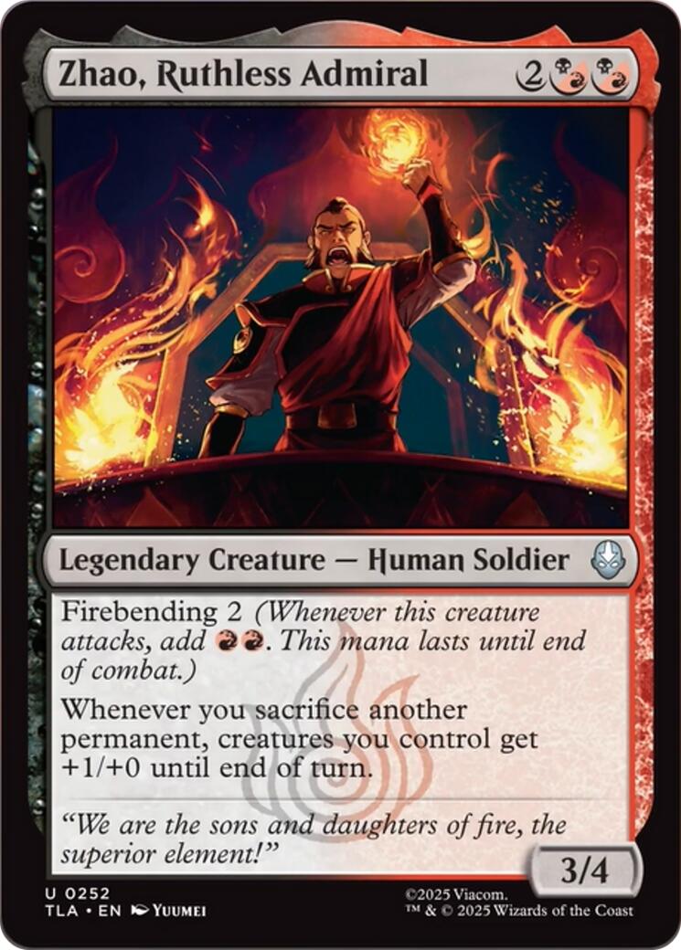 Zhao, Ruthless Admiral - 252 - (Avatar: The Last Airbender)
