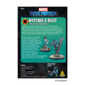 Marvel Crisis Protocol : Mystique and Beast