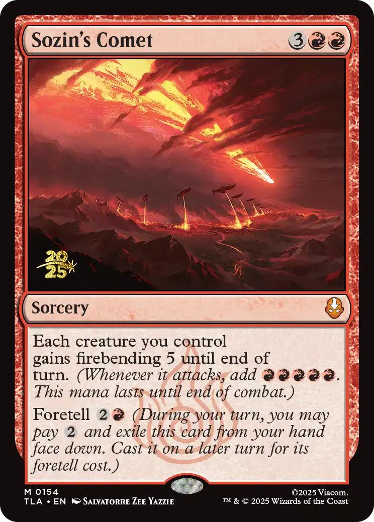 Sozin's Comet - 154 - (Prerelease Cards)