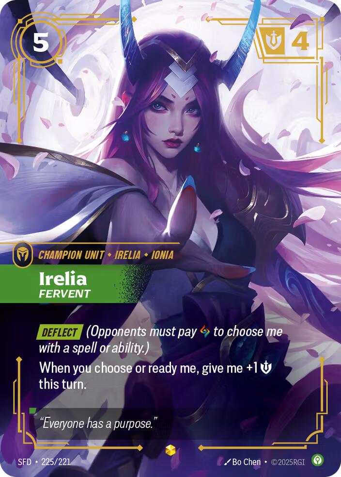 Spiritforged - Irelia - Fervent (Overnumbered) 225/221