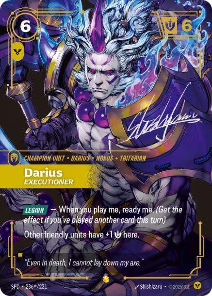 Spiritforged - Darius - Executioner (Signature) 236*/221