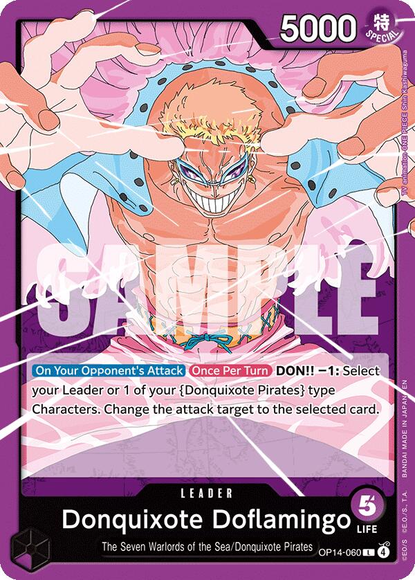 Donquixote Doflamingo - OP14-060 - OP14-060 - (The Azure Sea's Seven)