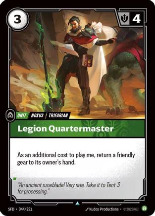 Legion Quartermaster (044/221) - Spiritforged Foil