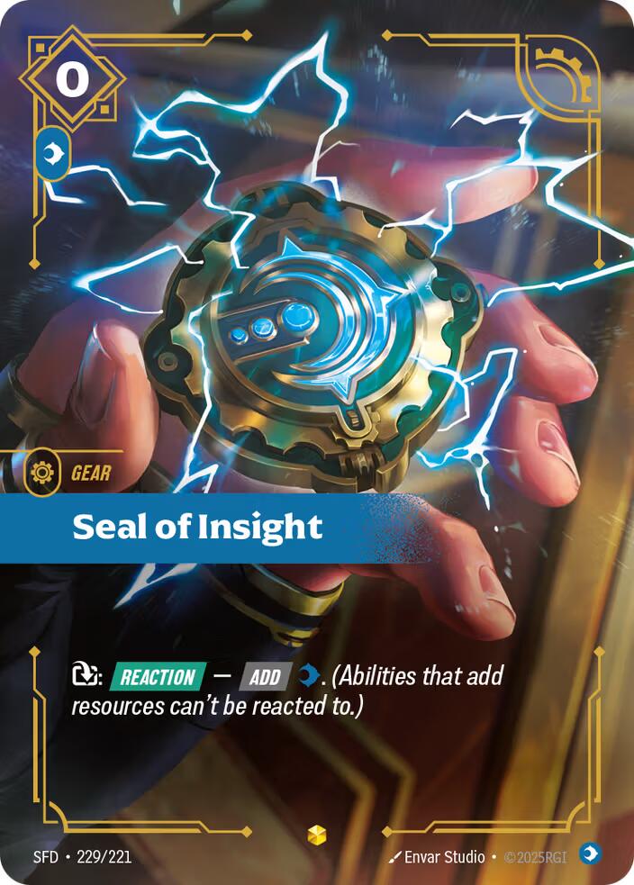 Spiritforged - Seal of Insight (Overnumbered) 229/221