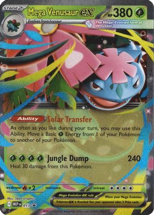 Mega Venusaur ex - 013 13 - ME Mega Evolution Promo Holofoil