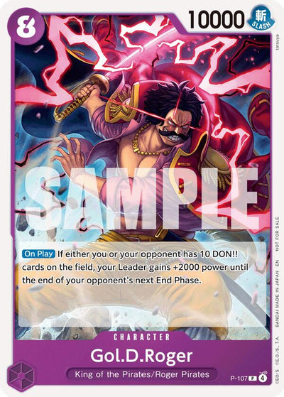 Gol.D.Roger (Store Tournament 2025 Vol. 4) - P-107 - (One Piece Promotion Cards)