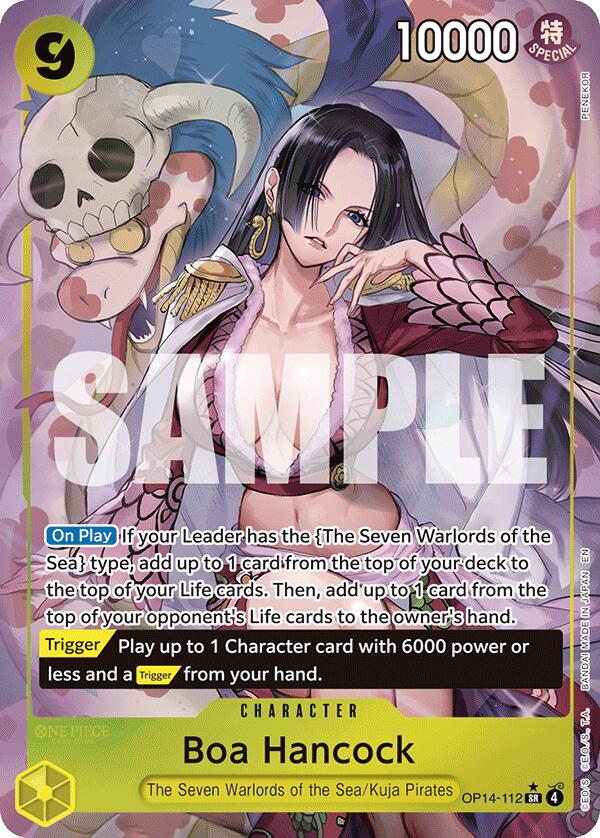 Boa Hancock - OP14-112 (Alternate Art) - OP14-112 - (The Azure Sea's Seven)