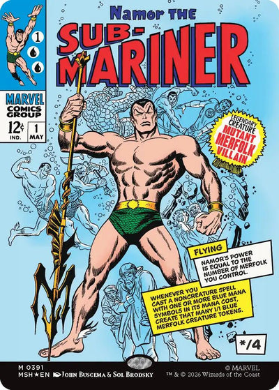 Namor the Sub-Mariner (Borderless) (0391) - 391 - (Marvel Super Heroes)
