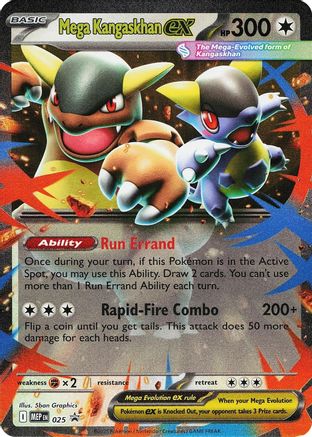 Mega Kangaskhan ex - 025 25 - ME Mega Evolution Promo Holofoil