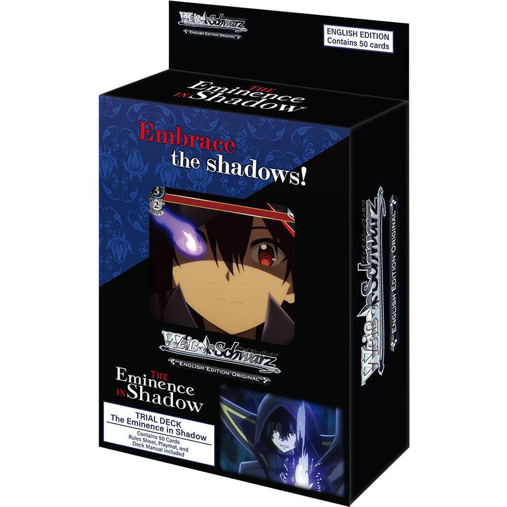 Weiss Schwarz: The Eminence in Shadow Trial Deck
