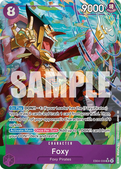 Foxy (Alternate Art) - EB04-036 - (The Azure Sea's Seven)