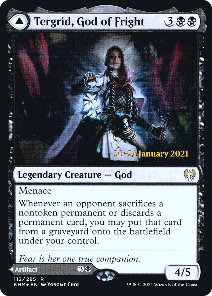Tergrid, God of Fright // Tergrid's Lantern (PRE-112S) - Kaldheim Promos Foil