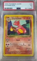 1999 POKEMON GAME #24 CHARMELEON PSA 5