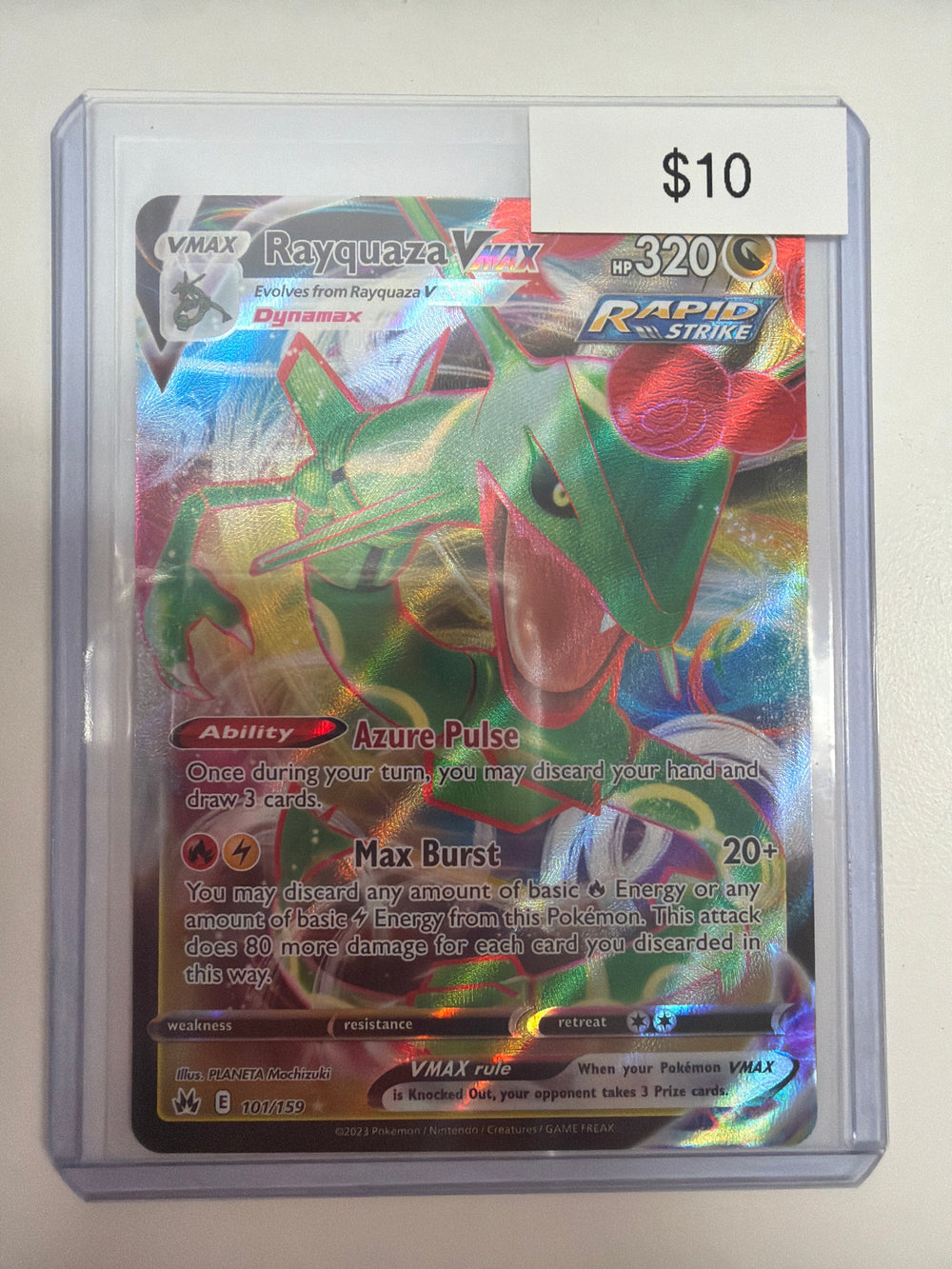 Pokemon Rayquaza Vmax 101/159