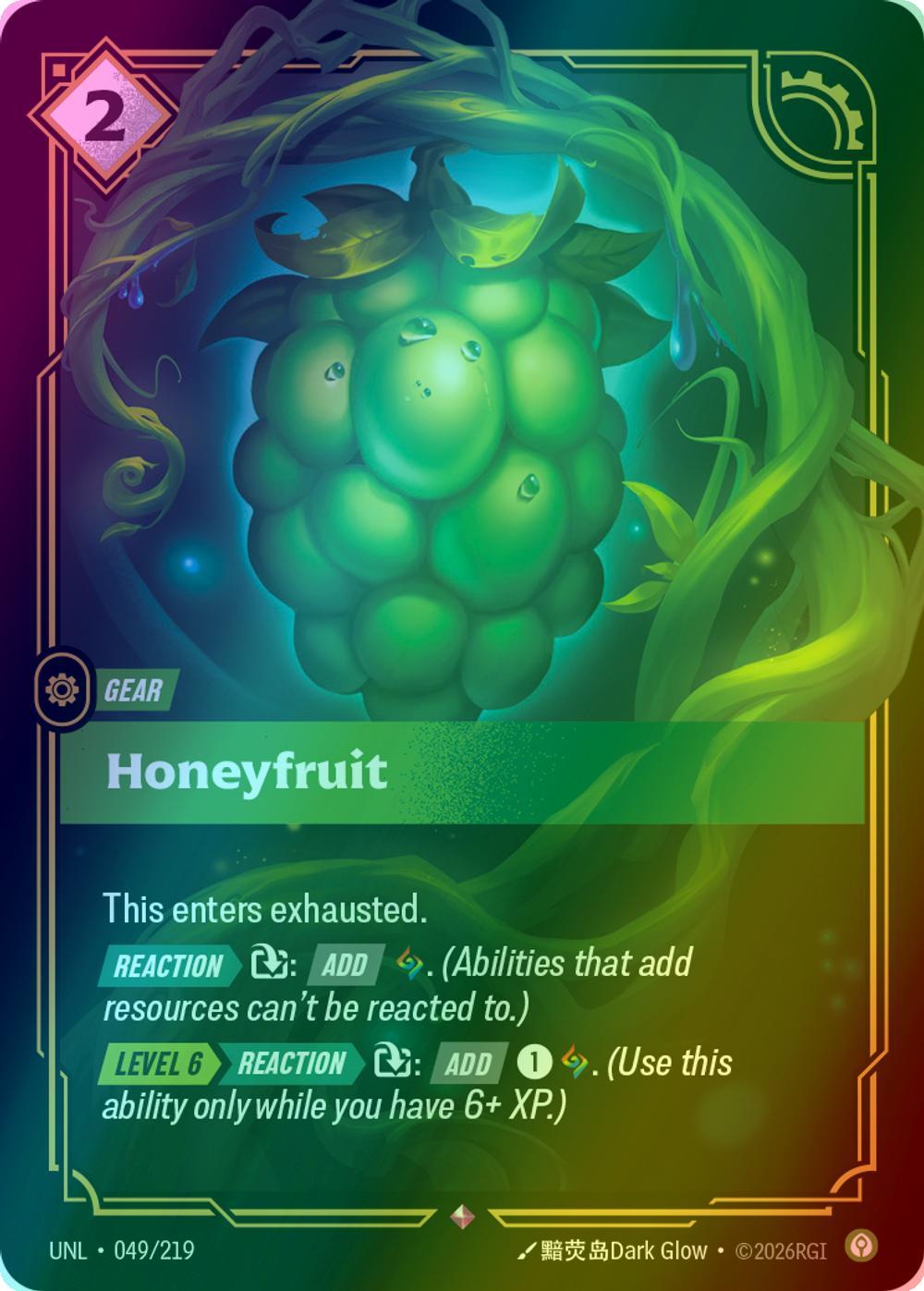 Honeyfruit - 049/219 [Unleashed] [Foil]