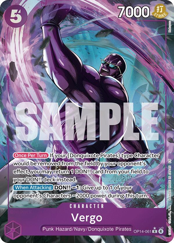 Vergo (Alternate Art) - OP14-061 - (The Azure Sea's Seven)