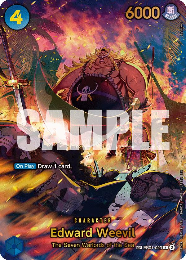 Edward Weevil - EB01-023 (SP) - EB01-023 - (The Azure Sea's Seven)