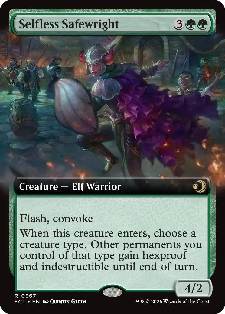 Selfless Safewright (Extended Art) - 367 - (Lorwyn Eclipsed)
