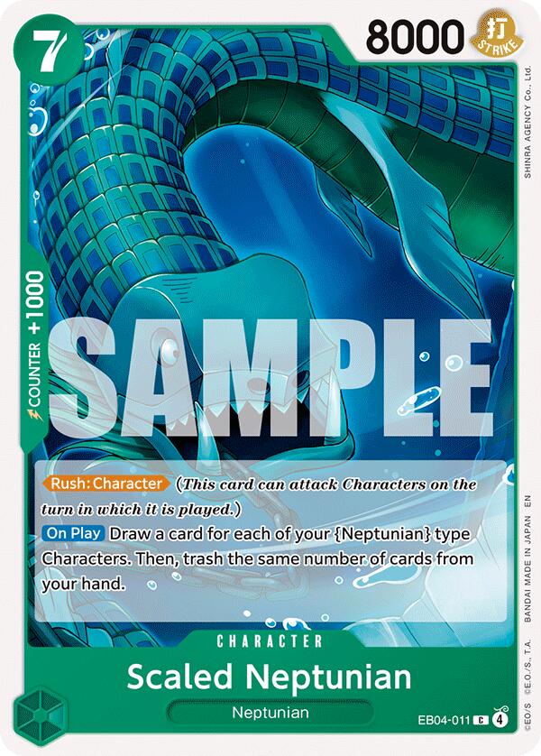 Scaled Neptunian - EB04-011 - (The Azure Sea's Seven)