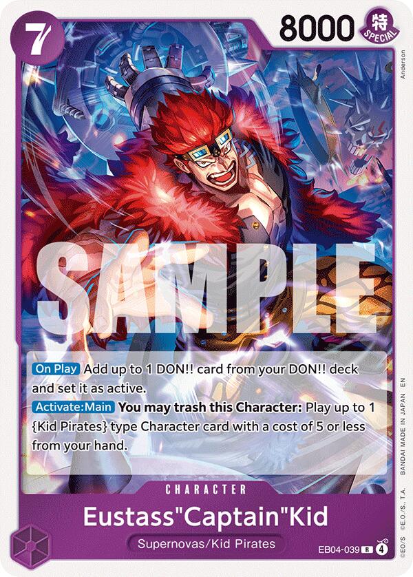Eustass"Captain"Kid - EB04-039 - EB04-039 - (The Azure Sea's Seven)