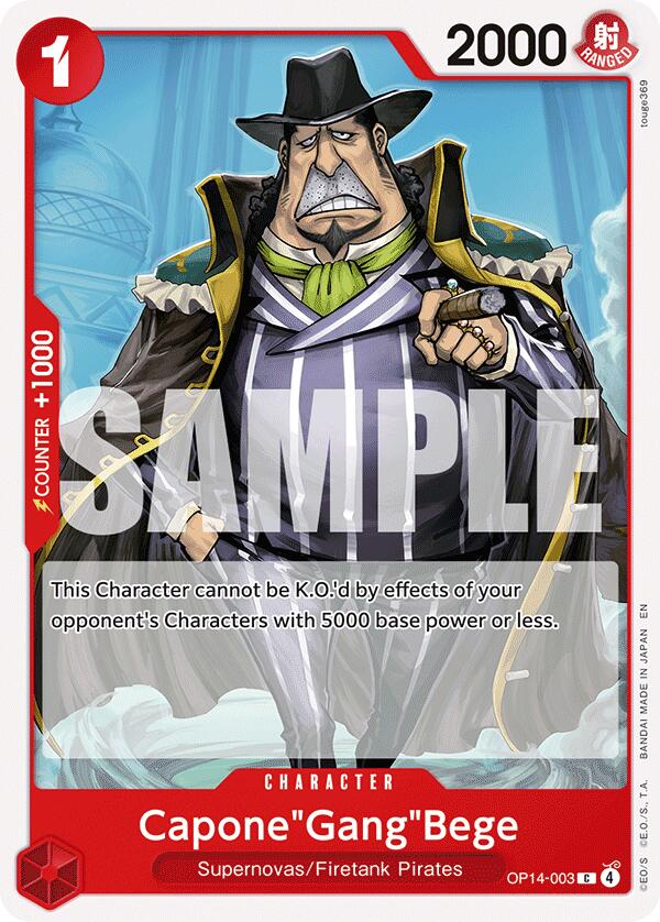 Capone"Gang"Bege - OP14-003 - (The Azure Sea's Seven)