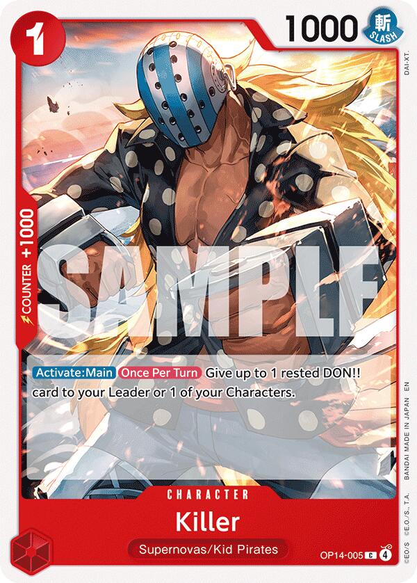 Killer - OP14-005 - (The Azure Sea's Seven)