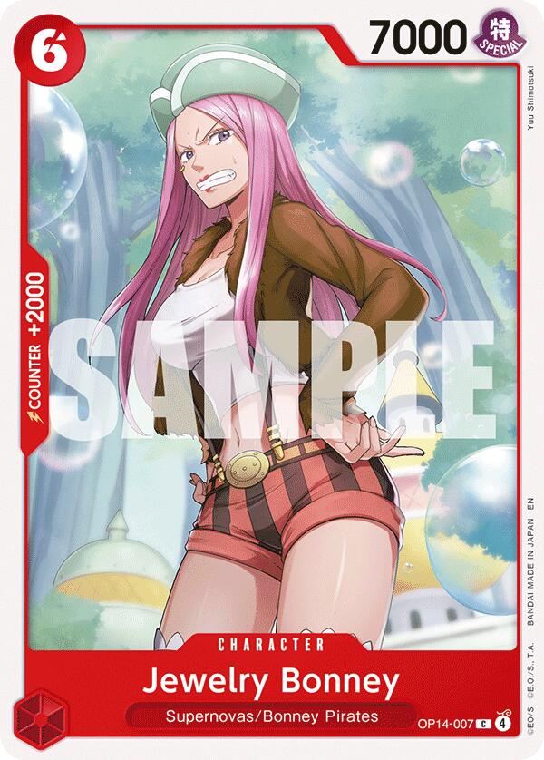 Jewelry Bonney - OP14-007 - (The Azure Sea's Seven)