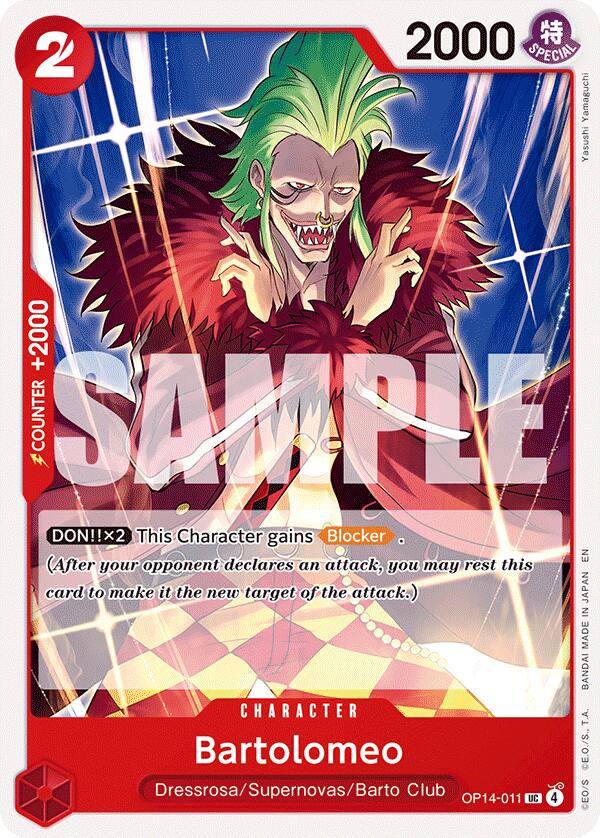 Bartolomeo - OP14-011 - (The Azure Sea's Seven)