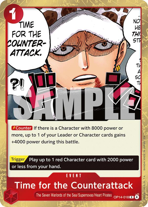 Time for the Counterattack - OP14-018 - (The Azure Sea's Seven)