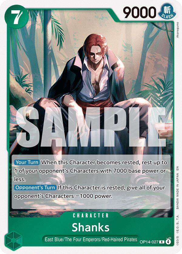 Shanks - OP14-027 - (The Azure Sea's Seven)