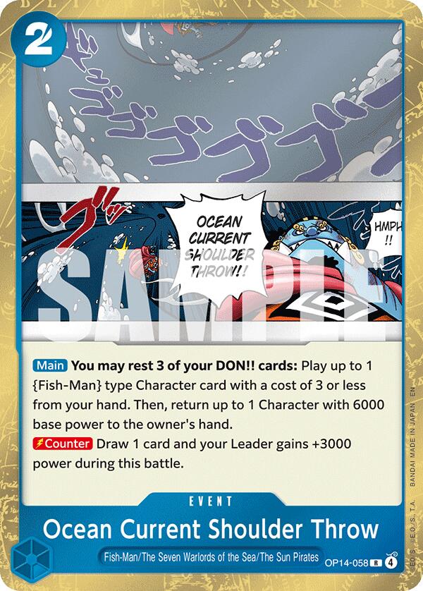 Ocean Current Shoulder Throw - OP14-058 - (The Azure Sea's Seven)