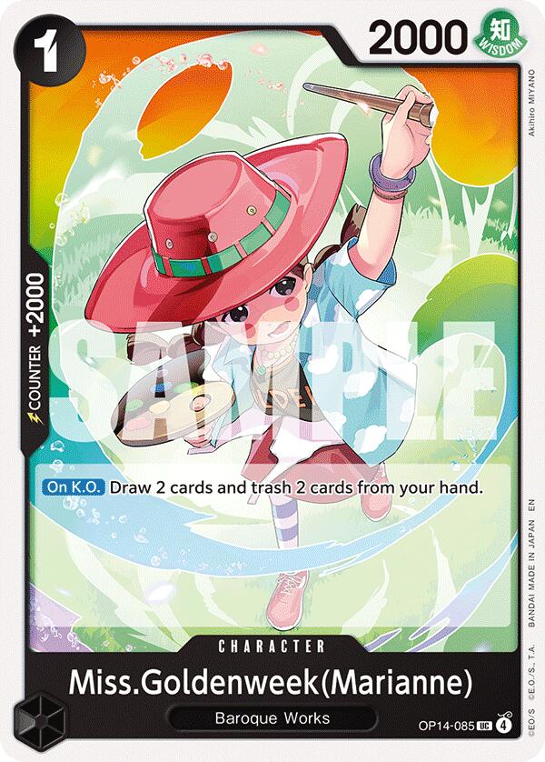Miss.Goldenweek(Marianne) - OP14-085 - (The Azure Sea's Seven)