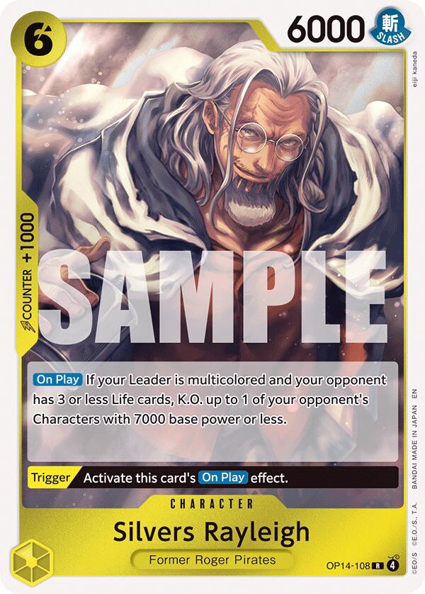 Silvers Rayleigh - OP14-108 - (The Azure Sea's Seven)