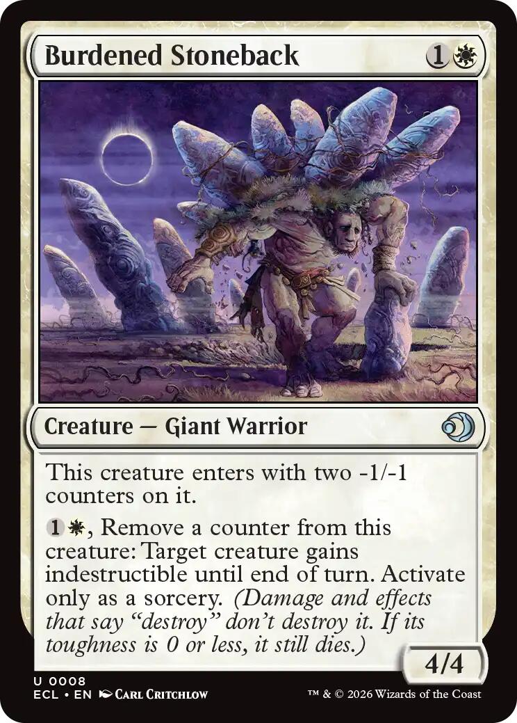 Burdened Stoneback [ECL - 8]