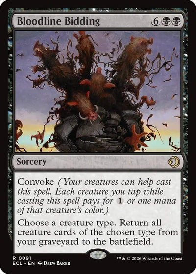 Bloodline Bidding - 91 - (Lorwyn Eclipsed)