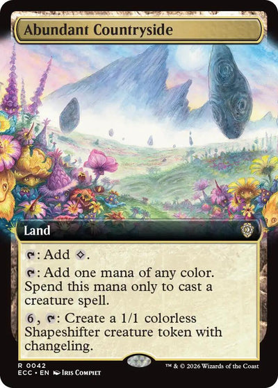 Abundant Countryside (Extended Art) - 42 - (Commander: Lorwyn Eclipsed)