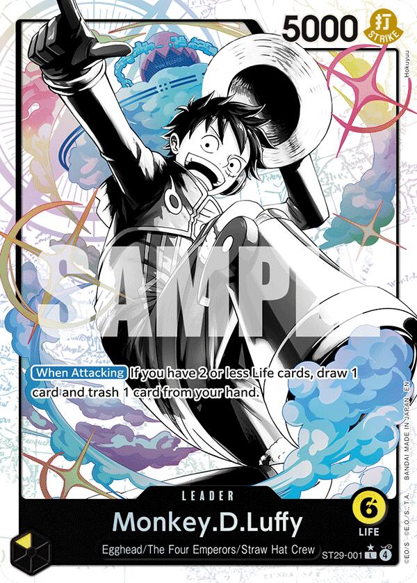 Monkey.D.Luffy (001) (Parallel) - ST29-001 - (Starter Deck 29: Egghead)