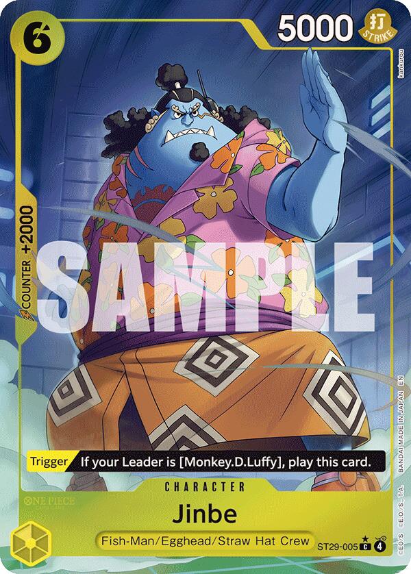 Jinbe (Full Art) - ST29-005 - (Starter Deck 29: Egghead)